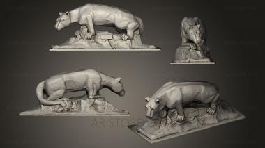 Animal figurines (STKJ_0004) 3D model for CNC machine